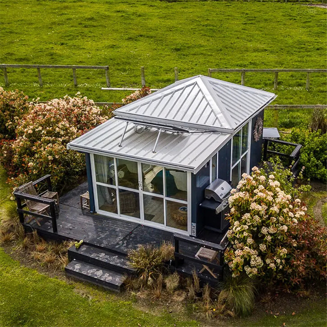 豪华定制的现代风格免费设计小型钢制预制房屋