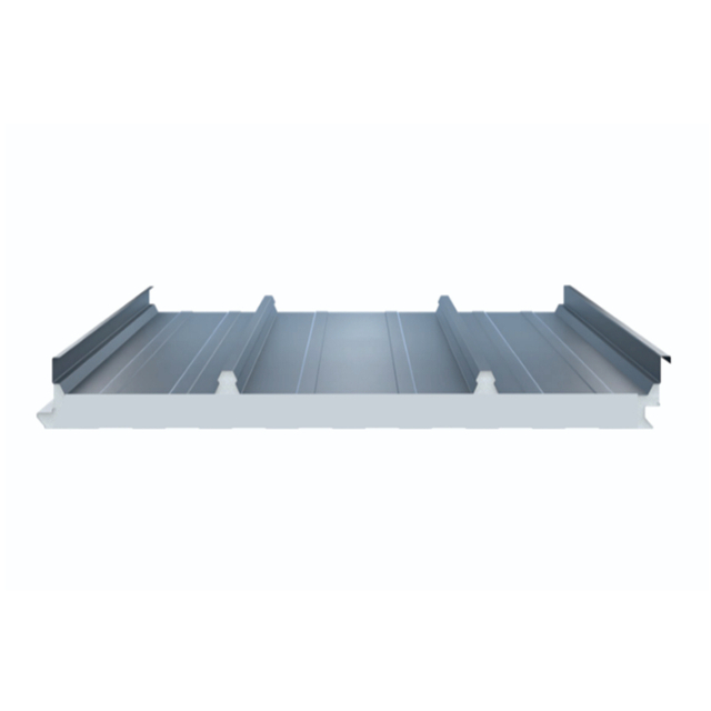 高密度隔熱立縫屋面 PU 聚氨酯屋頂夾芯板