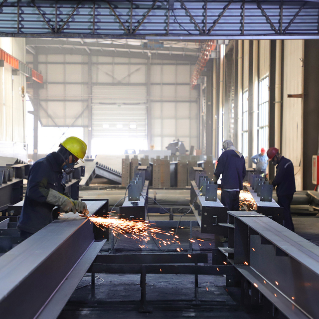 輕鋼Q235 Q355 h樑柱結構倉庫車間機庫 